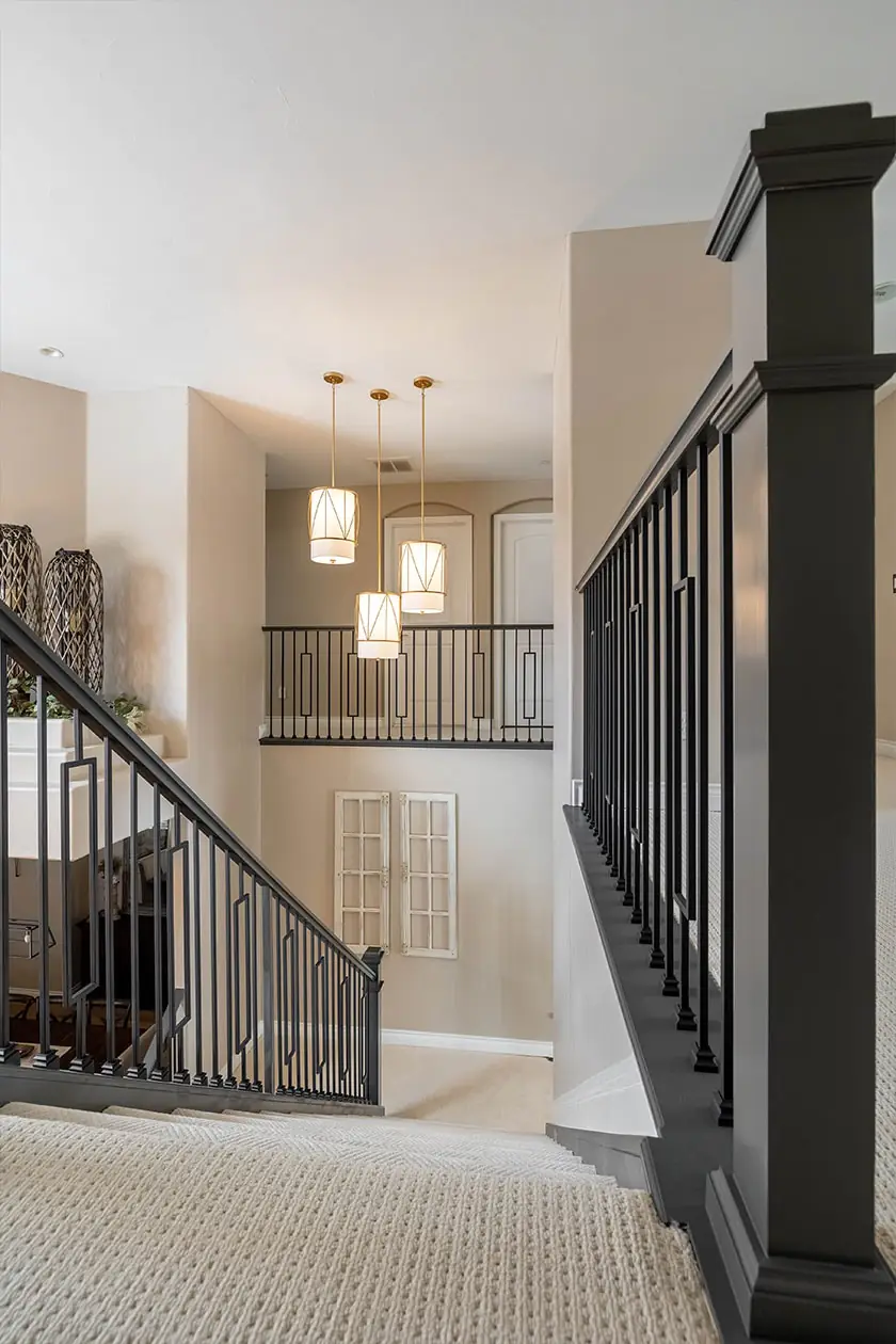 The second floor landing outside the bath